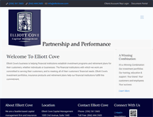 Tablet Screenshot of elliottcove.com